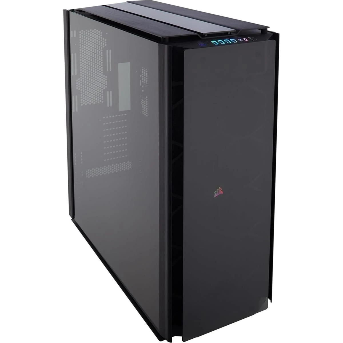 Corsair Obsidian Series 1000D Super-Tower Case, Smoked Tempered Glass, Aluminum Trim, Integrated Commander PRO Fan and Lighting Controller - Image 2