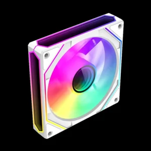 GameMax FN12A-S8I-RW Reverse 120mm White Frame ARGB Fan