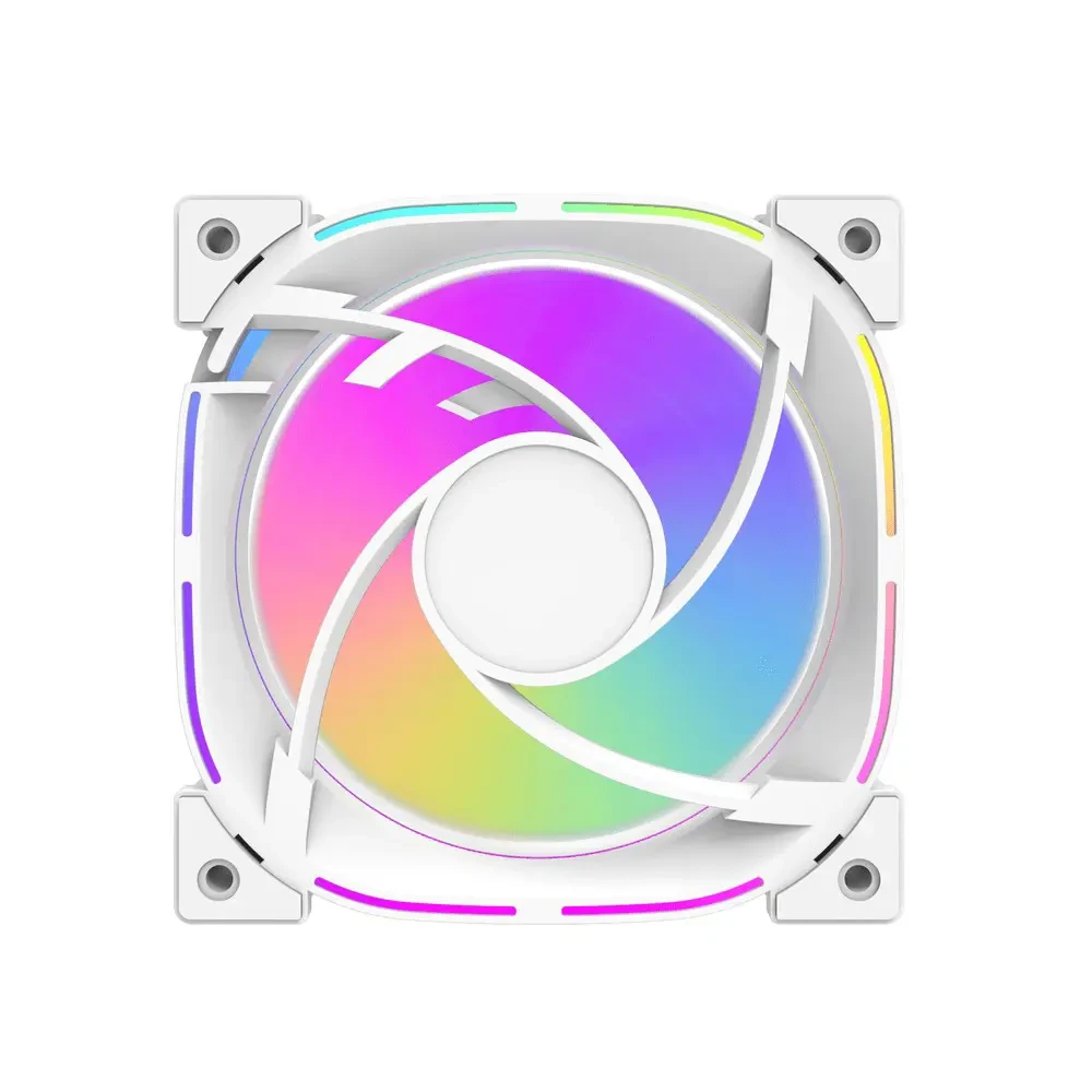 DarkFlash INF24 ARGB 5-in-1 120mm Cooling Case Fan Kit - White - Image 7