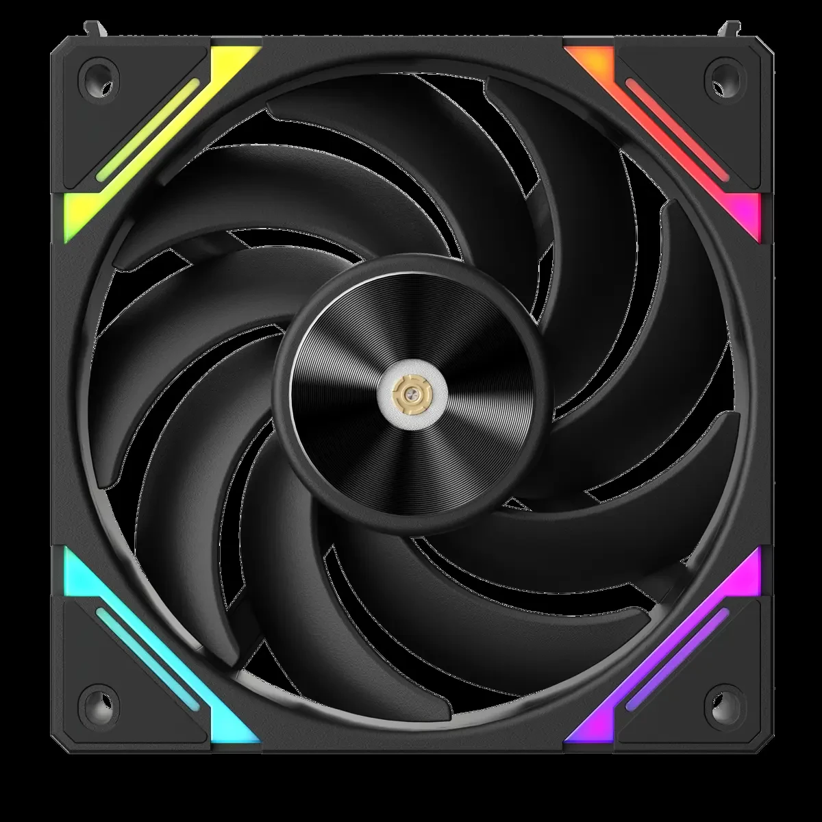 1st Player XF7 ARGB 120mm Single Case Fan - Black - Image 2