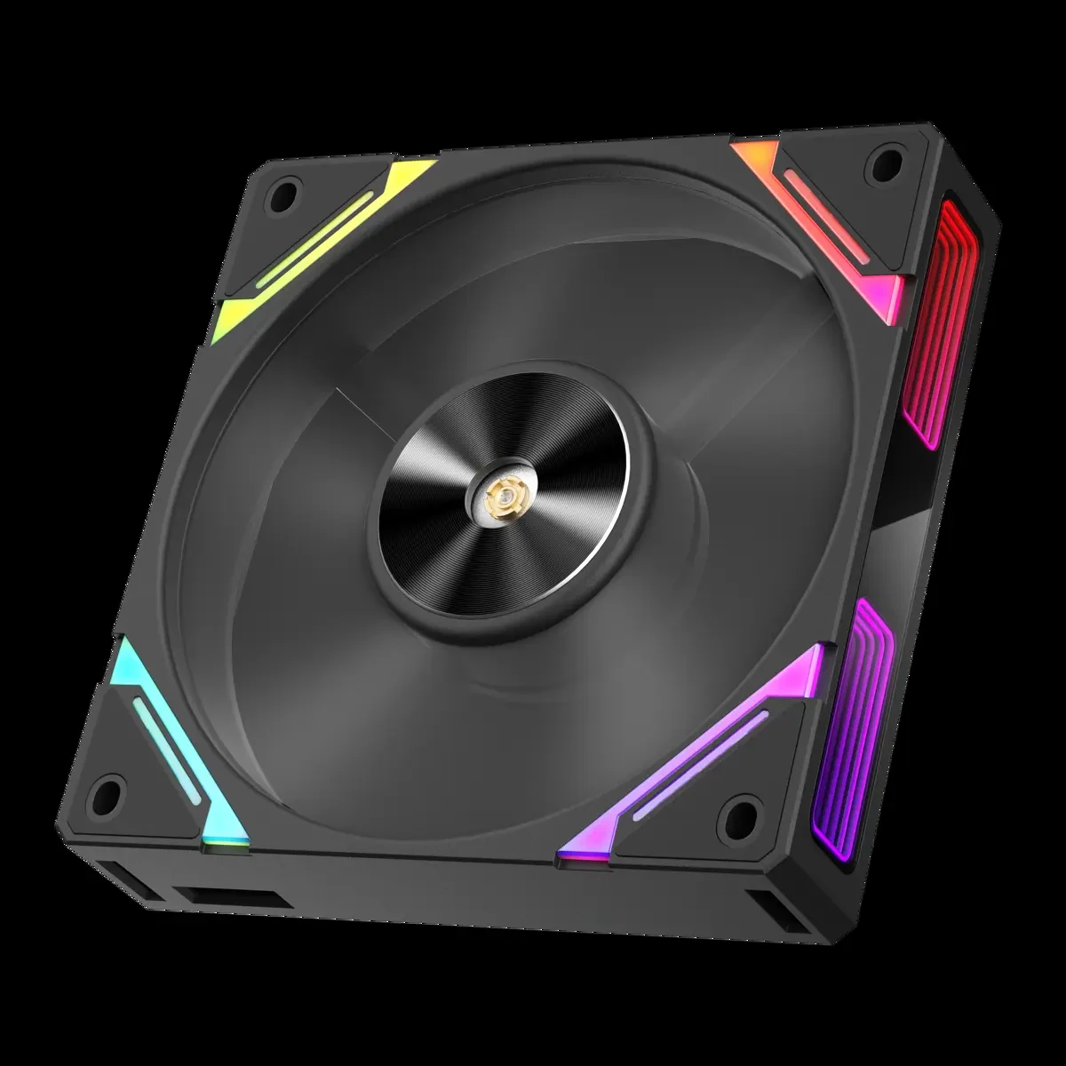1st Player XF7 ARGB 120mm Single Case Fan - Black - Image 3