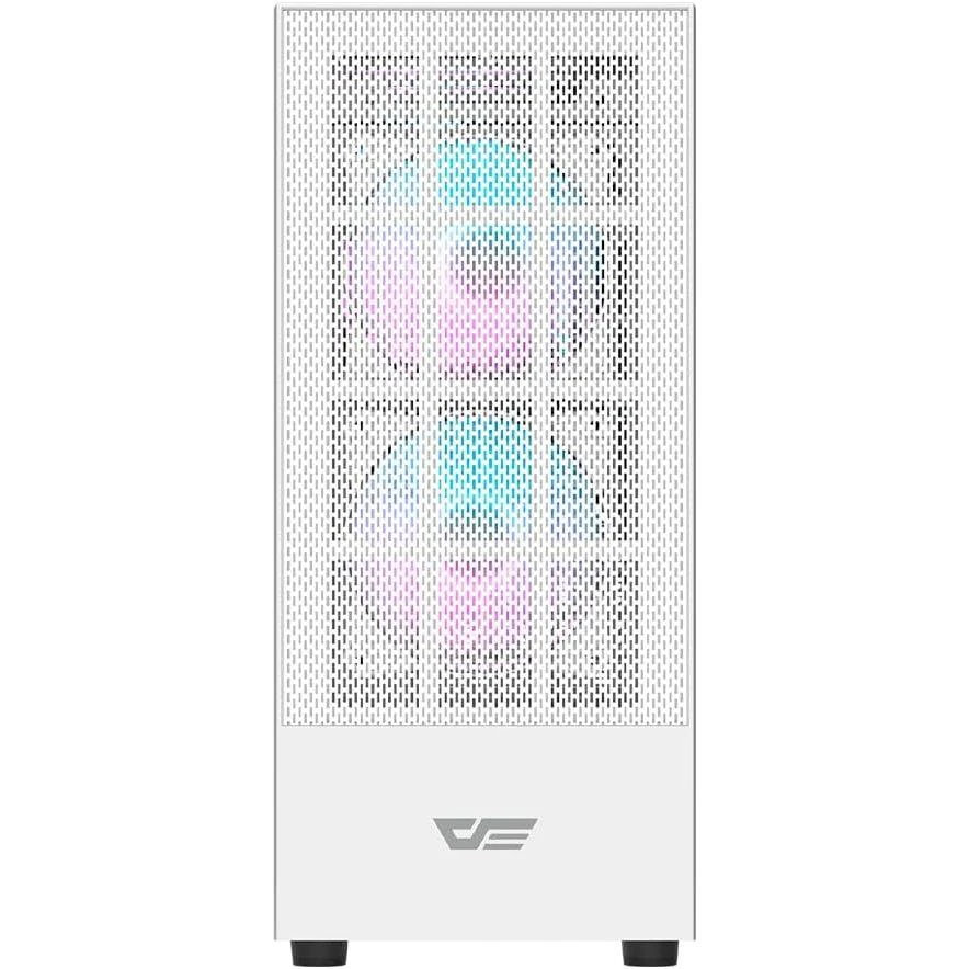 DarkFlash A290 ARGB Mid-Tower ATX Gaming Case - White - Image 2