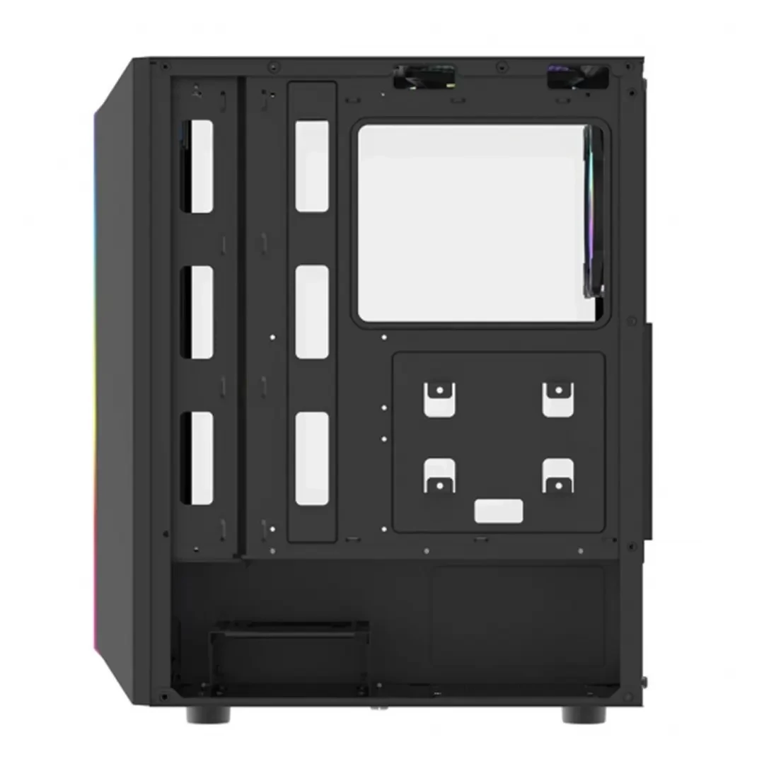 DarkFlash DK151 RGB Mid-Tower ATX Case - Black - Image 4