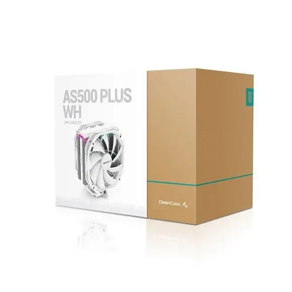 DeepCool AS500 Plus WH Single Tower ARGB CPU Air Cooler – White - Image 6