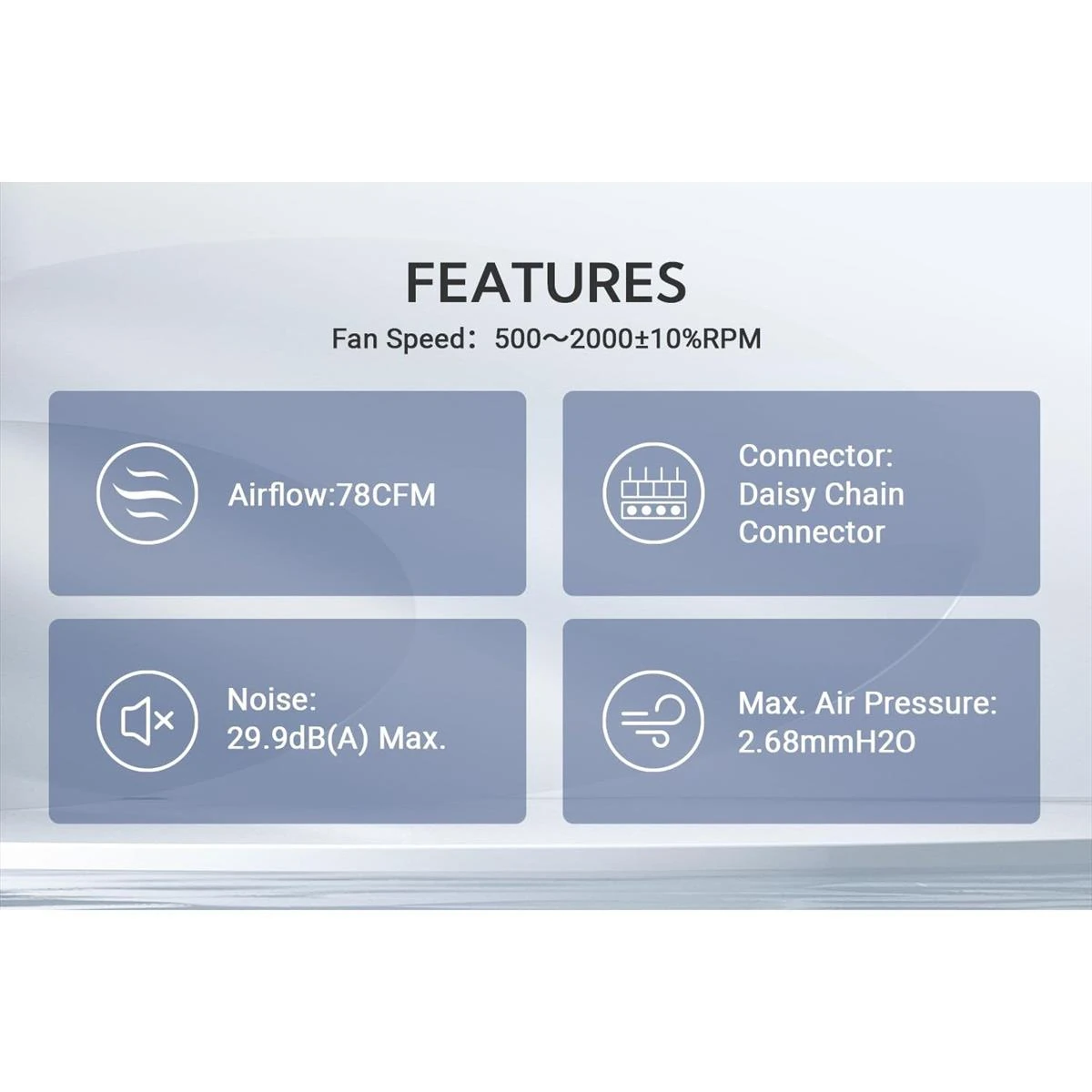 ID-Cooling AF-127-ARGB-W Trio 120mm Case Fan - 3 Pack - White - Image 3