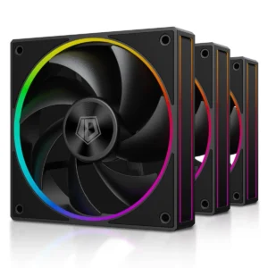 ID-Cooling AF-127-ARGB-K Trio 120mm Case Fan - 3 Pack - Black