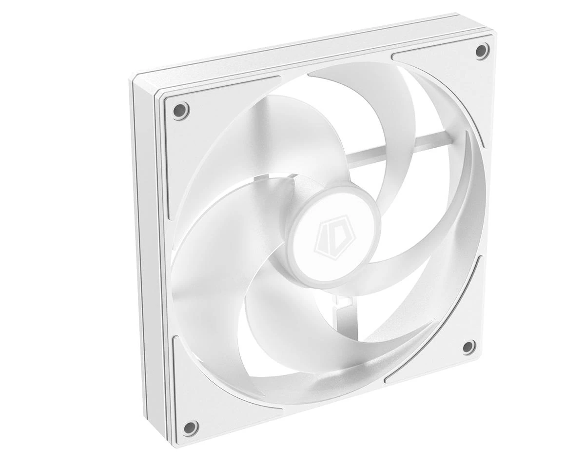 ID-Cooling AS-120-ARGB-W Single 120mm Case Fan, 58CFM, 1.94mmH2O, 27.2dB(A)Max, Female/Male Connector - White - Image 5