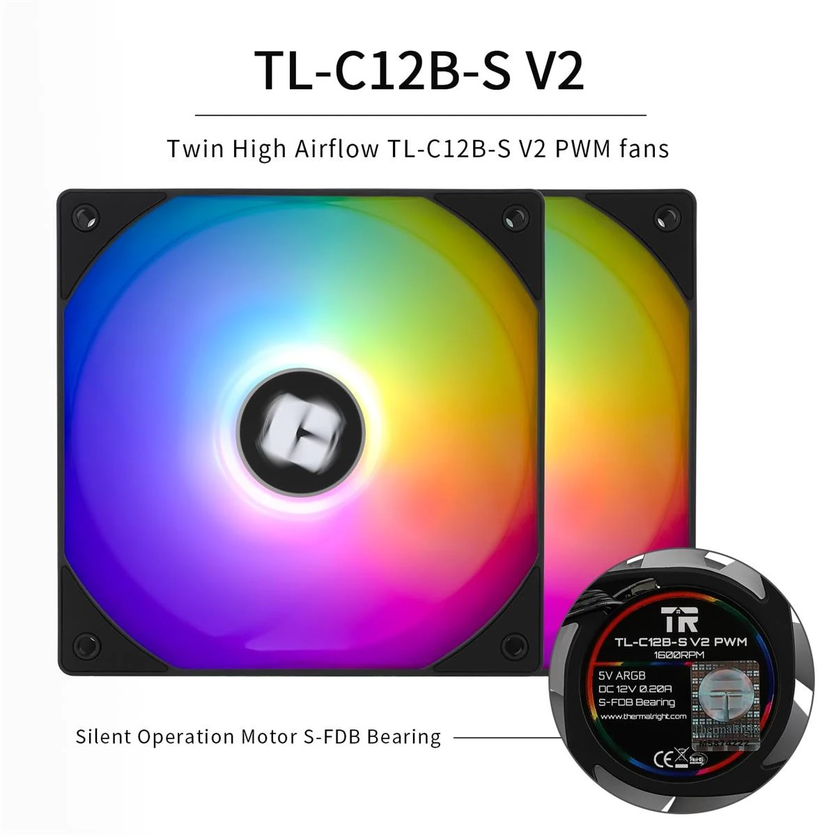 Thermalright Phantom Spirit 120 SE ARGB CPU Air Cooler, 7 Heat Pipes CPU Cooler, Dual 120mm TL-C12B-S V2 PWM Fan, AGHP 4.0 Technilogy, S-FDB Bearing, for AMD AM4 AM5/Intel 1700/1150/1151/1200, PC Cooler - Image 7