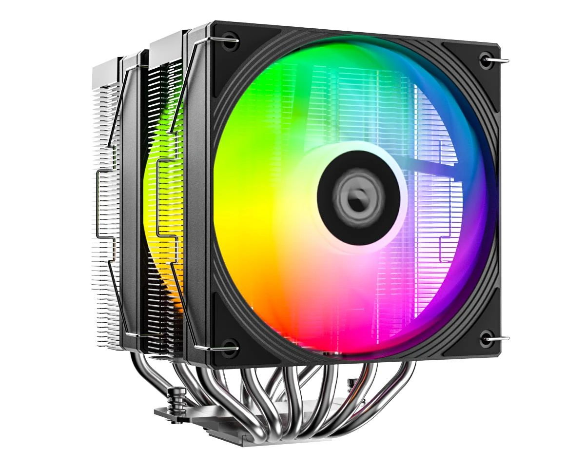 ID-Cooling FROZN A620 Pro SE ARGB Dual-Tower CPU Air Cooler, Powder-Groove Combined 6x Heatpipes, Dual Silent 120mm Fans - Image 2