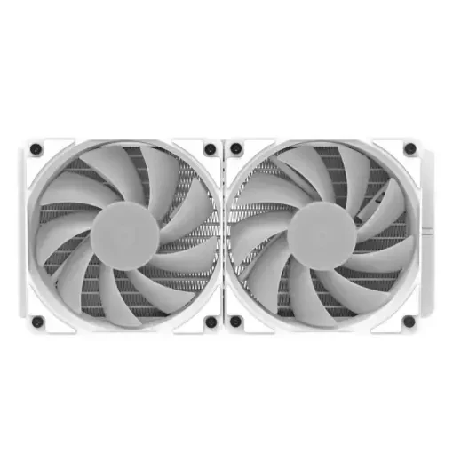 DarkFlash Radiant DC 240 ARGB AIO 240mm Liquid CPU Cooler – White - Image 5