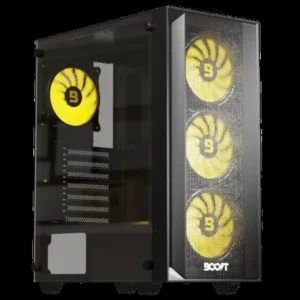 Boost Enclosure Pro Series P200 Mid-Tower ATX Case with 4 ARGB Fans