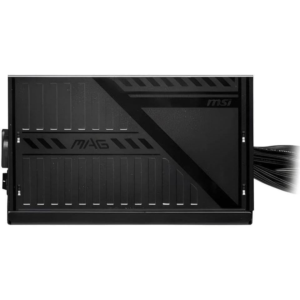 MSI MAG A600DN Gaming Power Supply - 80 Plus Certified 600W, Non-Modular, Low Noise ATX PSU - Image 2