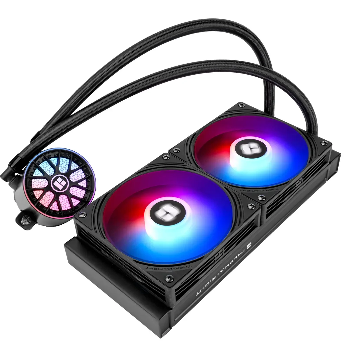 Thermalright Aqua Elite 240 V6 ARGB Black CPU Liquid Cooler, 2x120mm Water Radiator AIO CPU Cooler - Image 5