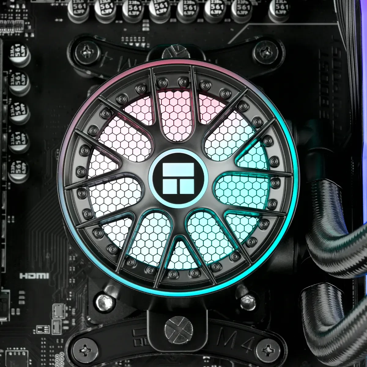 Thermalright Aqua Elite 240 V6 ARGB Black CPU Liquid Cooler, 2x120mm Water Radiator AIO CPU Cooler - Image 8