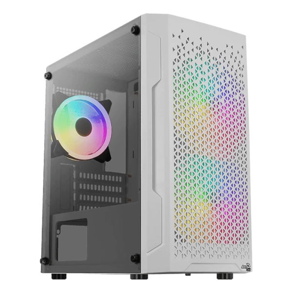 AeroCool Trinity Mini White RGB Mini-Tower microATX Case
