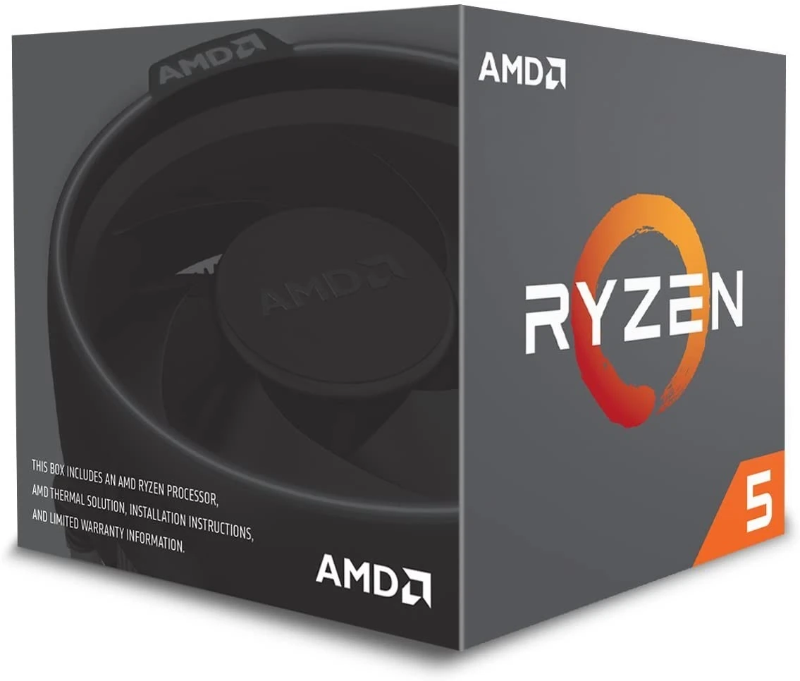 AMD Ryzen 5 2600 Desktop Processor - Tray - Image 2