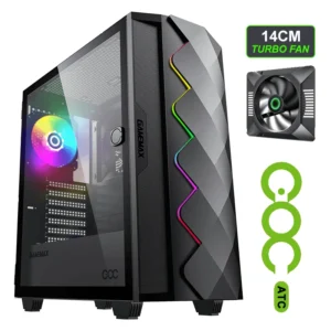 GameMax Black Diamond COC ARGB Mid-Tower ATX Case