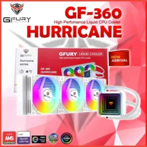 GFury GF-360 Hurrican White 360mm ARGB Liquid CPU Cooler