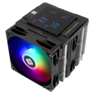 Thermalright Peerless Assassin 120 Digital ARGB Black CPU Air Cooler, Digital Screen Top Cover, 6 Heatpipes Computer CPU Cooler