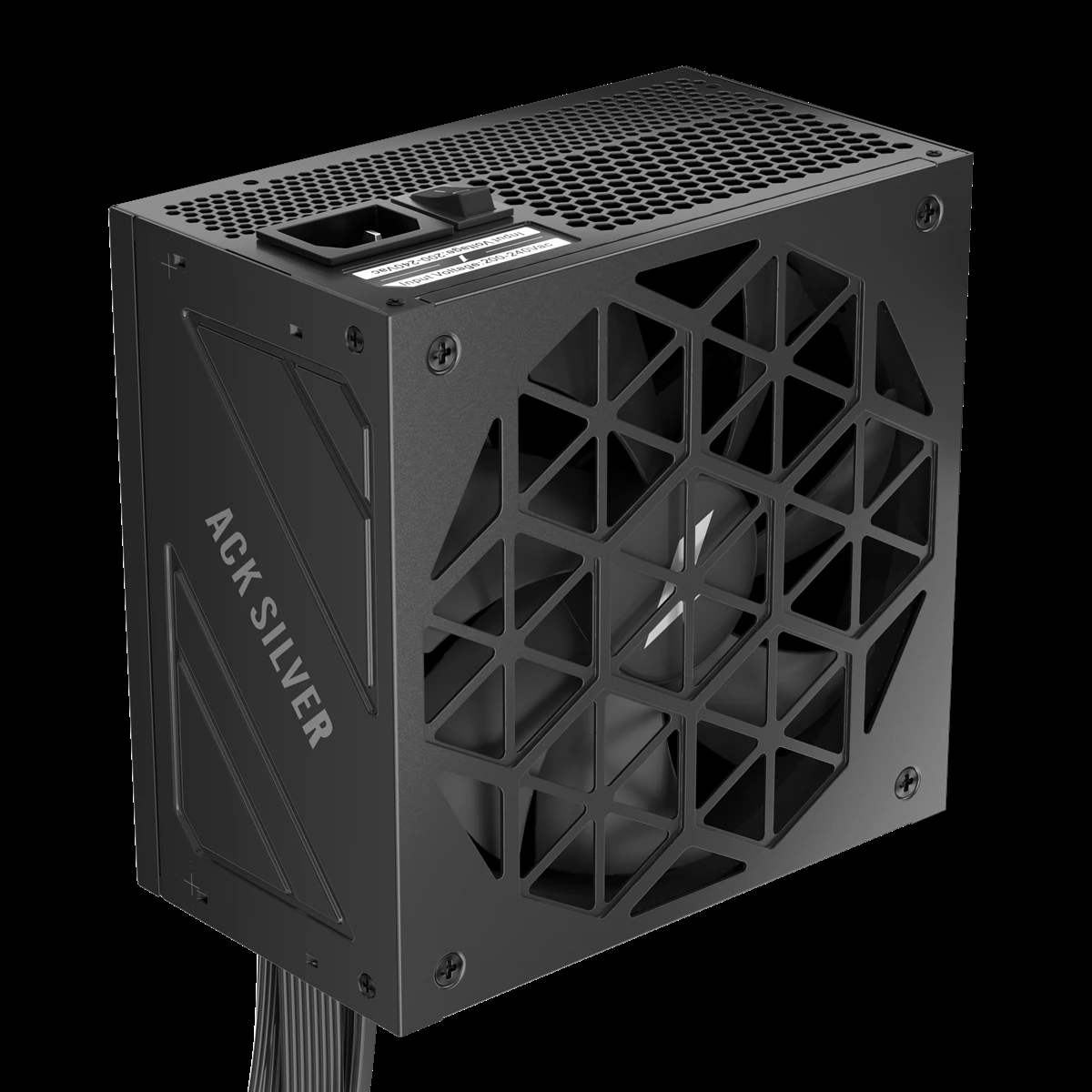 1st Player ACK Silver 750W 80+ Silver Non-Modular ATX Power Supply, Black - Image 3