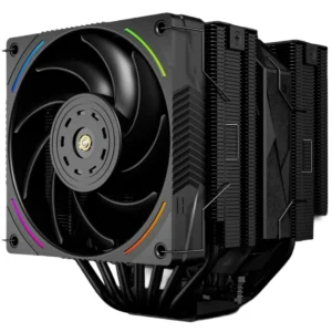Thermalright Royal Pretor 130 Ultra Black CPU Air Cooler, Computer Double Towers Radiator, 6 Heat Pipes CPU Cooler, Dual PWM Fans, High Performance PC Cooling