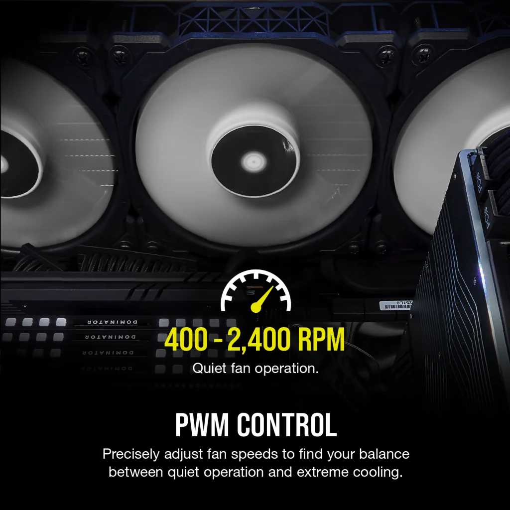 Corsair ML140 140mm PWM Premium Magnetic Levitation Case Fan - Single Pack (Box Open) - Image 3