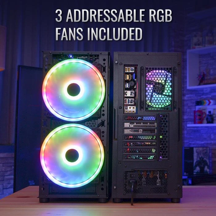 AeroCool NightHawk Duo ARGB Mid-Tower E-ATX Case - Image 3