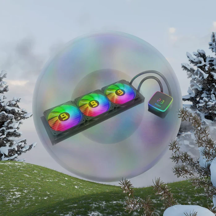 Boost Hydra Pro 360mm ARGB AIO Liquid CPU Cooler - Image 2