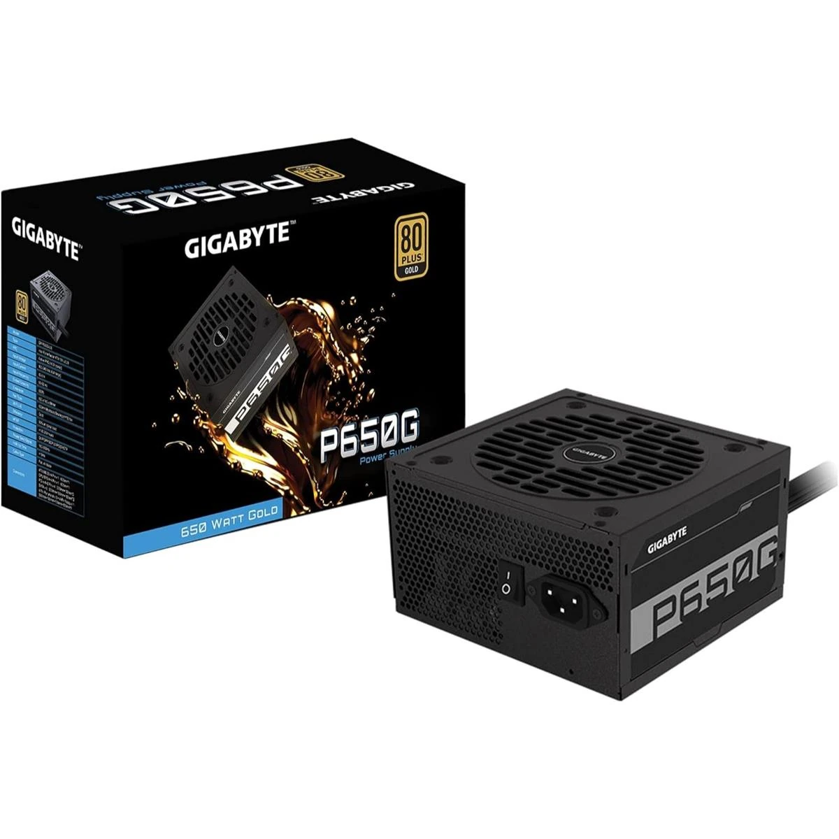 Gigabyte GP-P650G 650W 80 Plus Gold Certified Power Supply