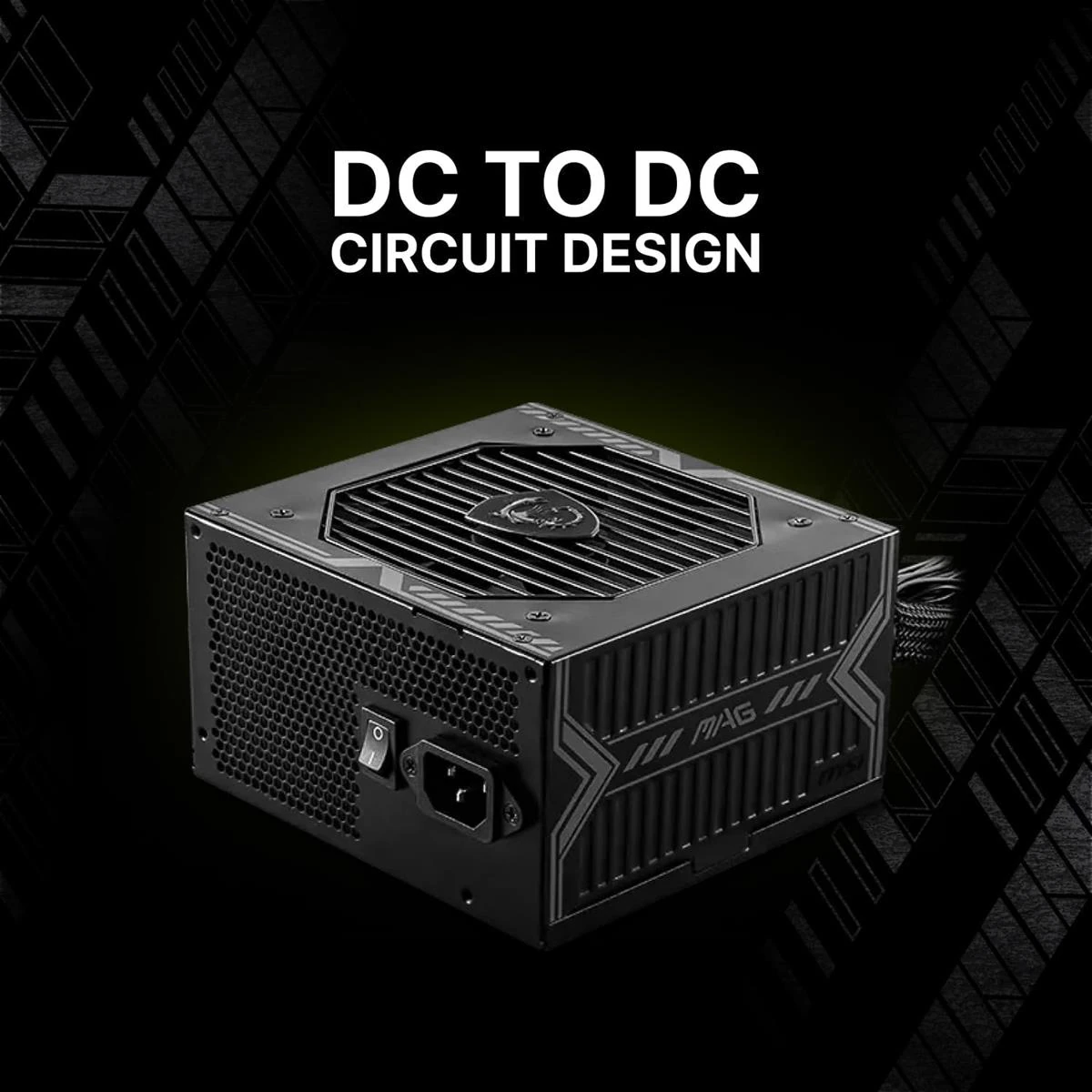 MSI MAG A750BN PCIE5 750W 80 Plus Bronze Power Supply - Image 2