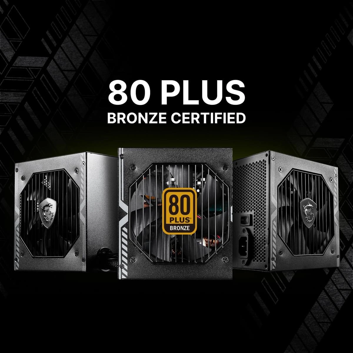 MSI MAG A750BN PCIE5 750W 80 Plus Bronze Power Supply - Image 4