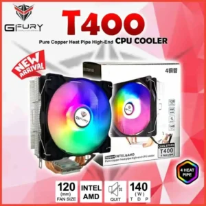 GFury GF-T400 Cool Storm RGB CPU Air Cooler