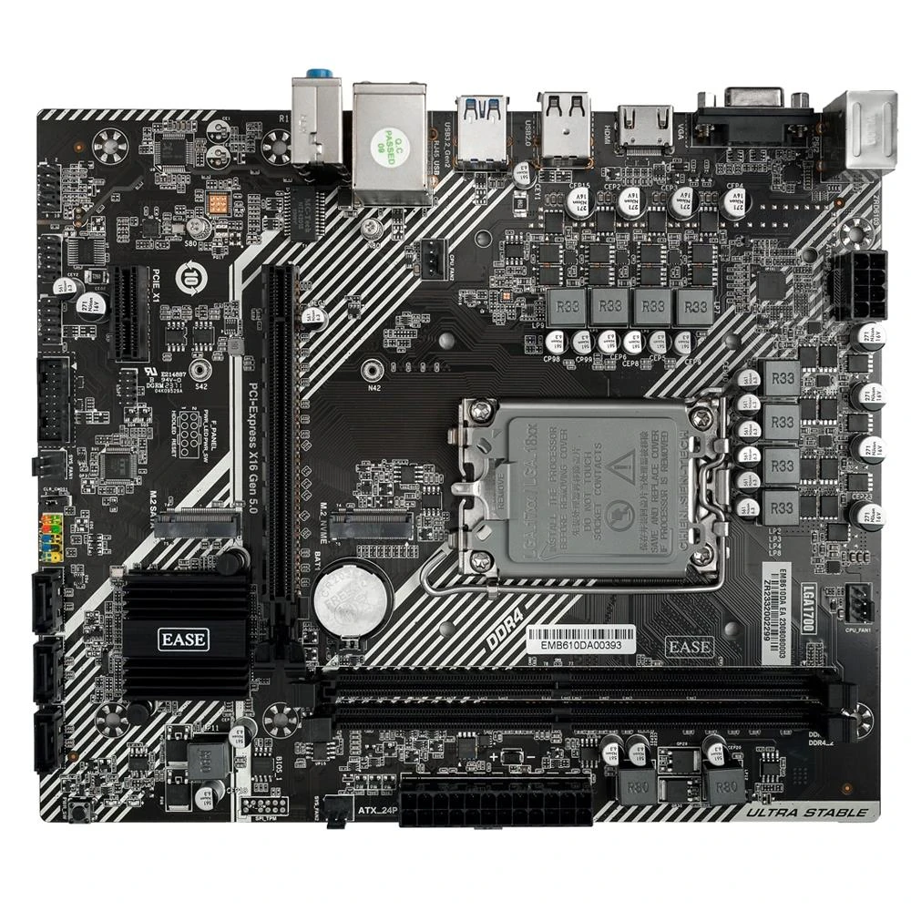 Ease EMB610A DDR4 Intel 12/13th Gen microATX Motherboard - Image 3