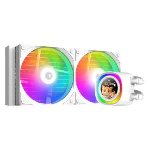 ID-Cooling FX240 LCD ARGB AIO 240mm Liquid CPU Cooler - White