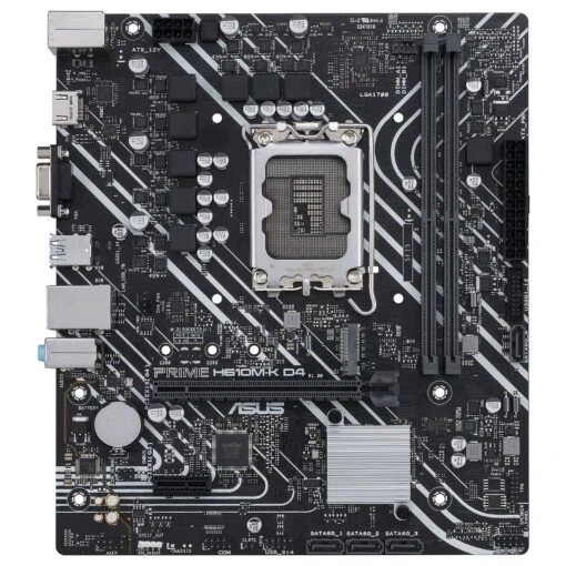 Asus Prime H610M-K D4 Intel 12/13th Gen microATX Motherboard - Image 4
