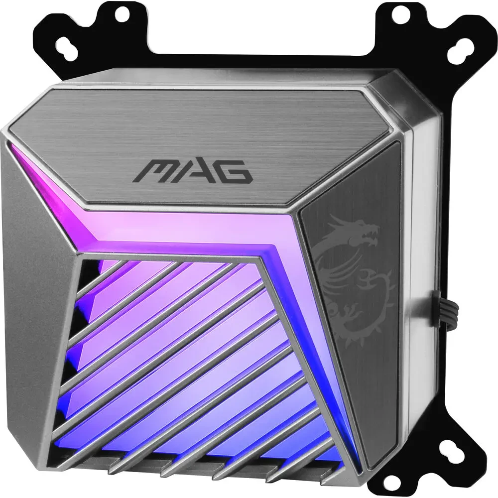 MSI MAG Coreliquid A15 360 AIO ARGB CPU Liquid Cooler - 360mm Radiator, Triple 120mm ARGB PWM Fans, Black - Image 6