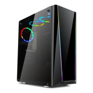 Redragon GC-702 Tailgate RGB Mid-Tower ATX Case - Black