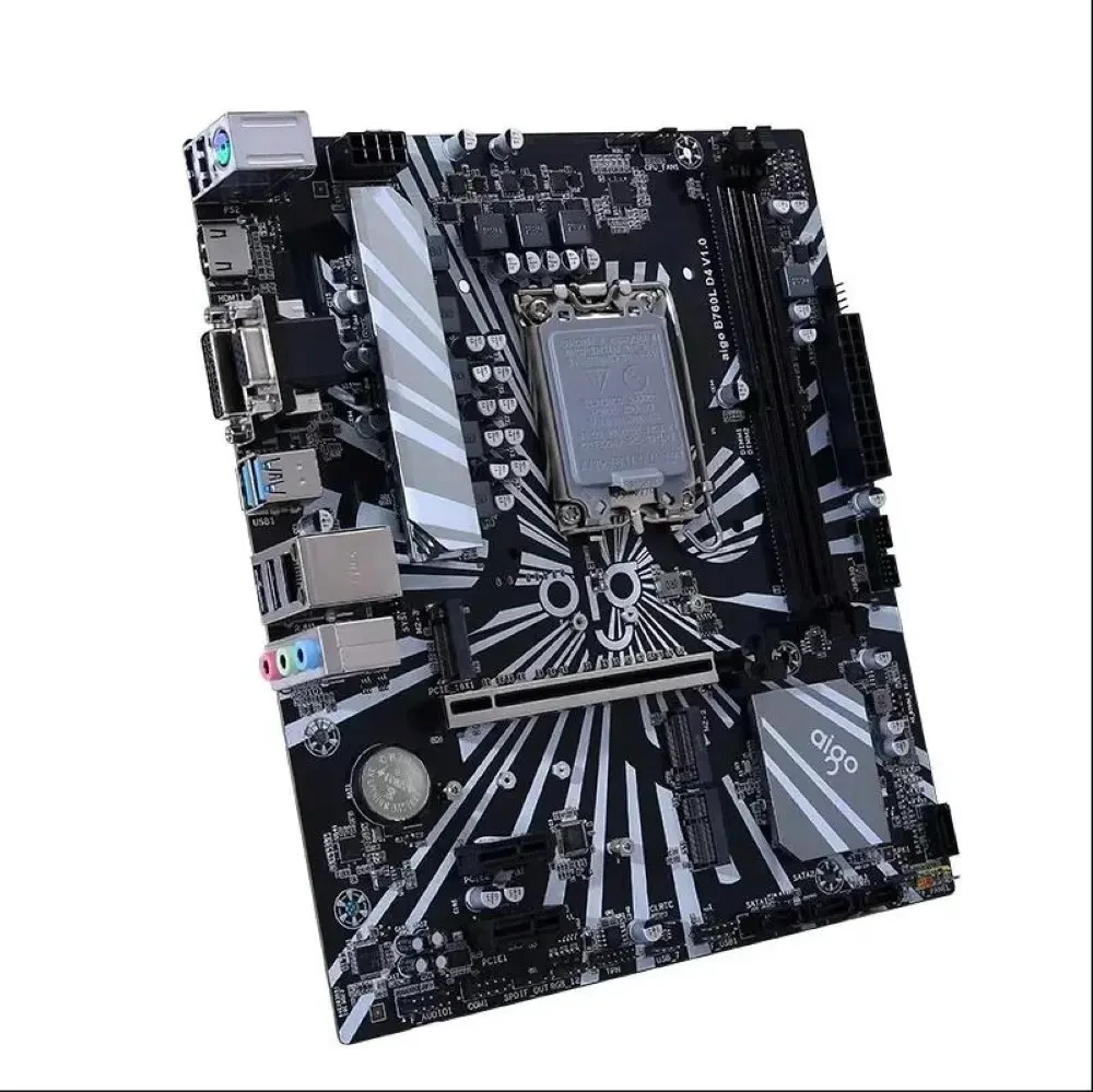DarkFlash Aigo B760-L DDR4 Intel 12/13/14th Gen microATX Motherboard - Image 2