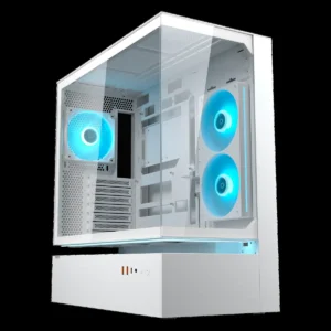 Cougar CFV235 RGB Free-Floating Mid-Tower ATX Gaming Case - White
