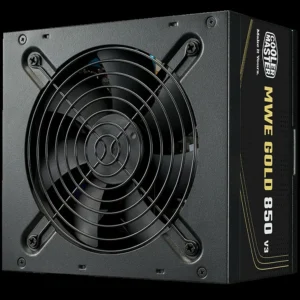 Cooler Master MWE Gold 850 V3 Non-Modular PSU, 850W, 80+ Gold, ATX 3.1, Zero-RPM Mode