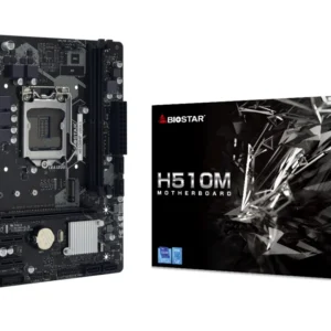 Biostar H510MHP LGA 1200 (Intel 10/11th Gen) microATX Motherboard