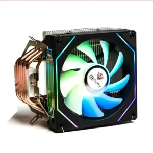 GFury GF-T600 Cool Storm RGB CPU Air Cooler, 6 Heatpipes, Black