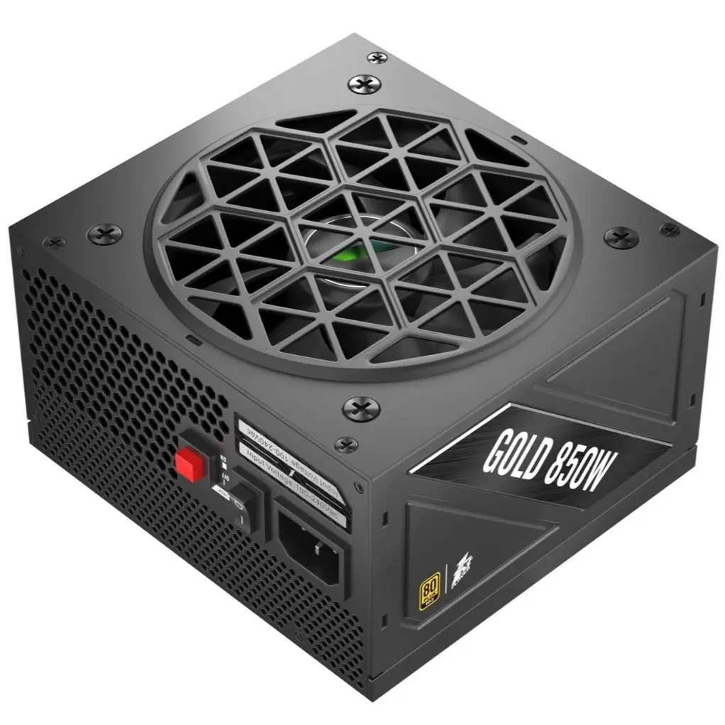 1st Player NGDP 850W Fully Modular PSU, 80 Plus Gold/Cybenetics Platinum/PPLP Gold, ATX 3.1 / PCI-E 5.1, Low Noise FDB Fan, Zero RPM, Japanese Electrolyte Capacitor