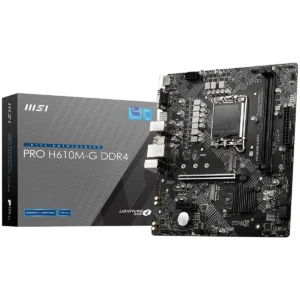MSI PRO H610M-G DDR4 Intel 12th Gen microATX Motherboard