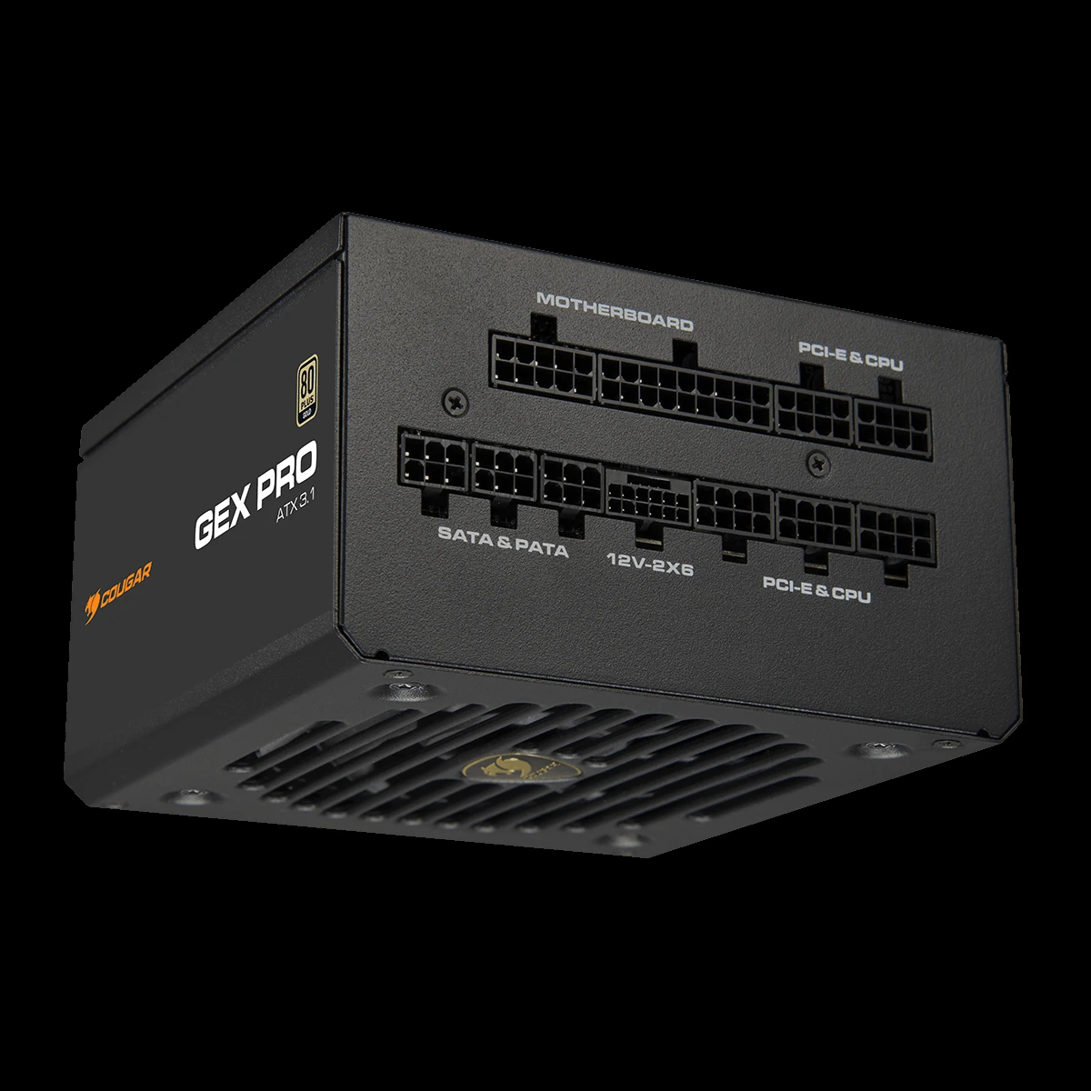 Cougar GEX Pro 750W Gaming Power Supply, 80+ Gold Certified, Fully Modular, 750 Watt PSU, 120mm Hydro-Dynamic Bearing Fan - Black - Image 7