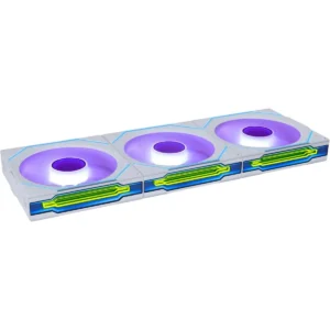 Lian Li UNI Fan SL-Infinity Wireless 120 - Triple Pack, 2.4 GHz Wireless Signal ARGB Fan Control, Double Infinity Mirror Design, Low Noise, Controller Included - White