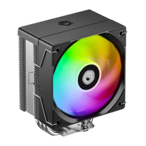 ID-Cooling SE-903-XT V2 ARGB CPU Air Cooler, 3 Heat Pipes, 123mm Height, 100x25mm Fan, ARGB Lighting, Black