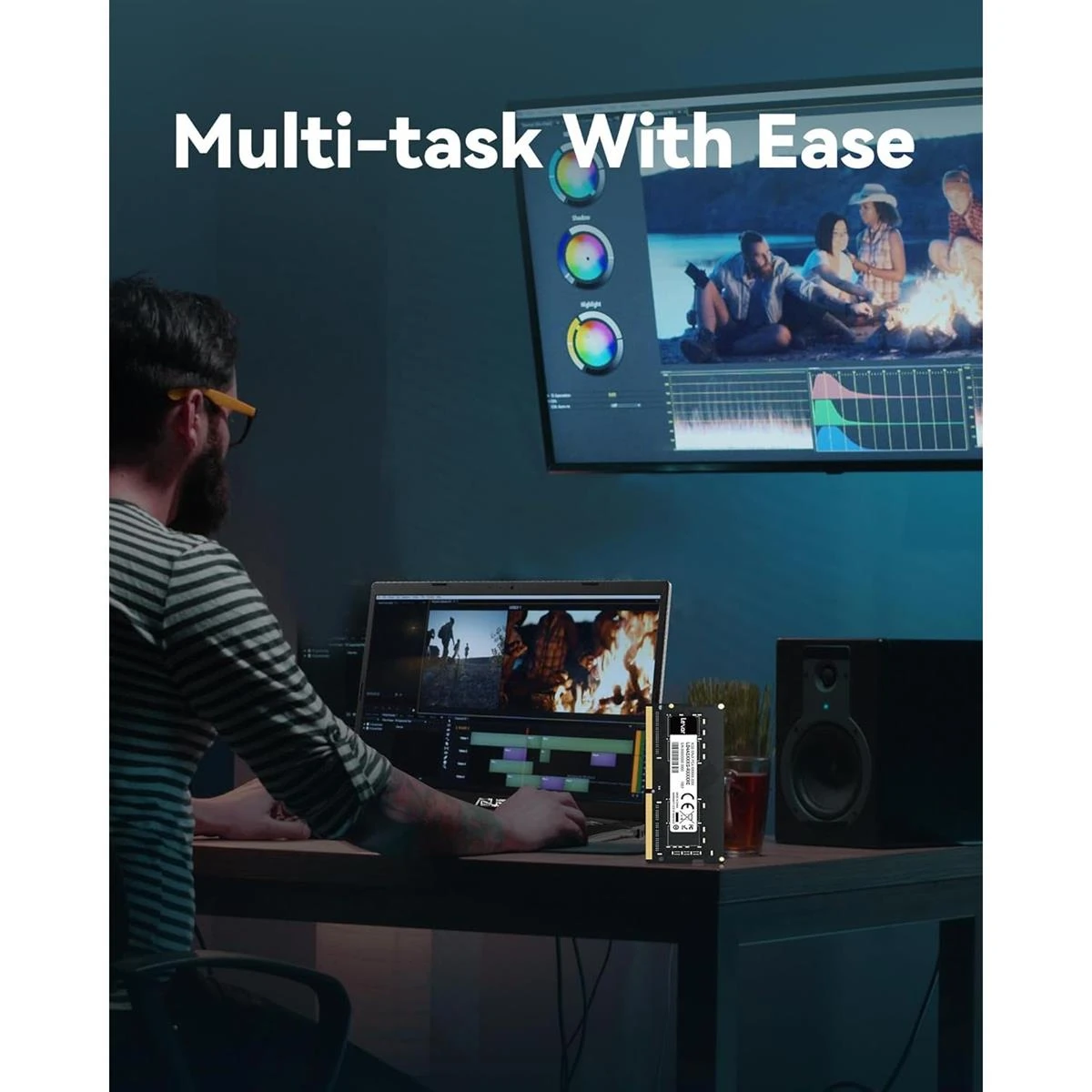 Lexar SODIMM 16GB (1x16GB) 3200MHz C22 DDR4 RAM, 260-Pin DDR4 SODIMM Laptop Ram, High-Performance SO-DIMM, PC Laptop Computer Memory - Image 3