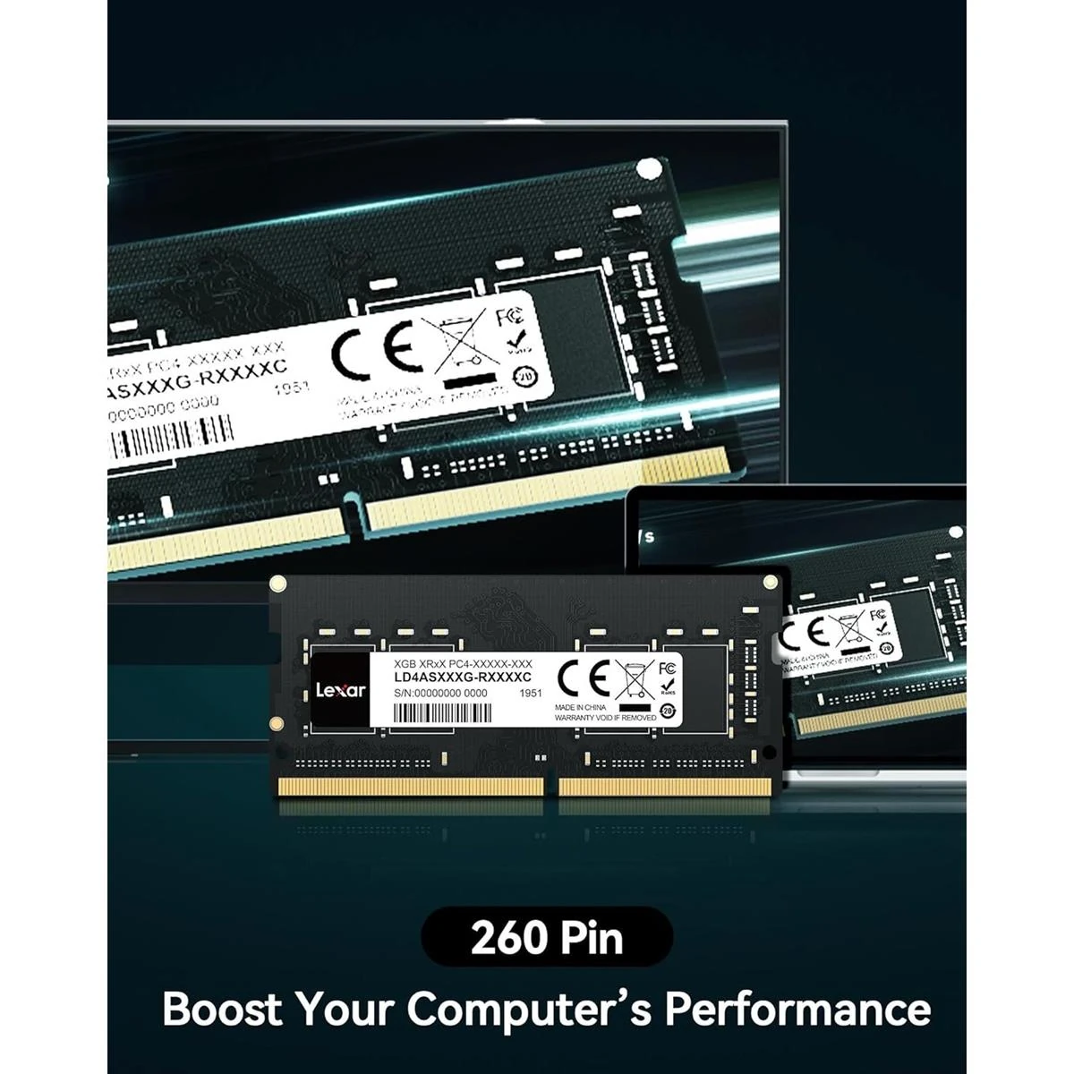Lexar SODIMM 16GB (1x16GB) 3200MHz C22 DDR4 RAM, 260-Pin DDR4 SODIMM Laptop Ram, High-Performance SO-DIMM, PC Laptop Computer Memory - Image 5