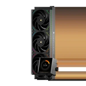 Thermalright Peerless Vision 360 UB ARGB Black AIO 360mm CPU Liquid Cooler - 3.95" LCD Square Screen, Wireless Splicing Fans